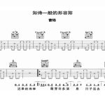 付费图片-如诗一般的形容妳吉他谱-曹杨-C调吉他弹唱六线谱